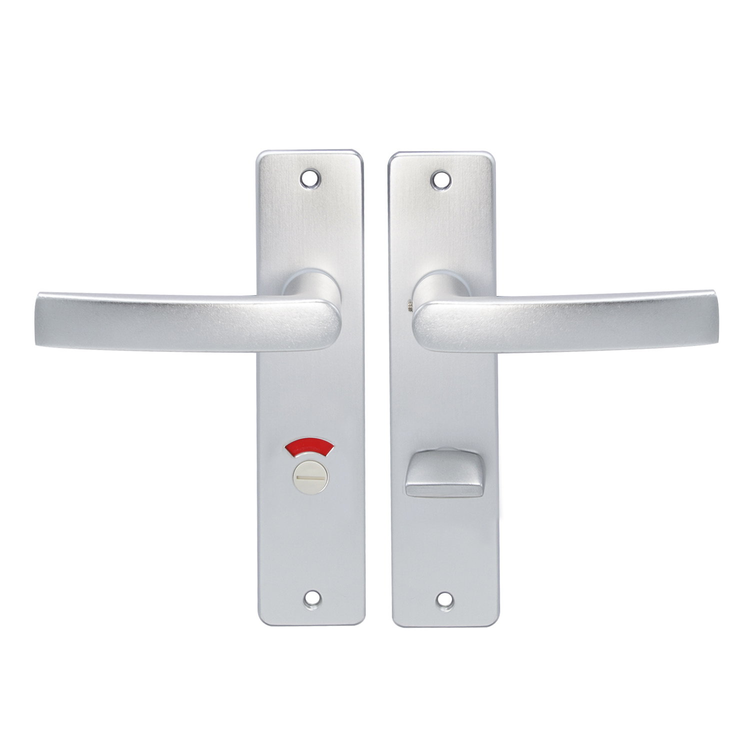 Deurbeslag WC Zilver – Toiletsluiting WC638 · aluminium | WC Beslag | Slotman Solutions