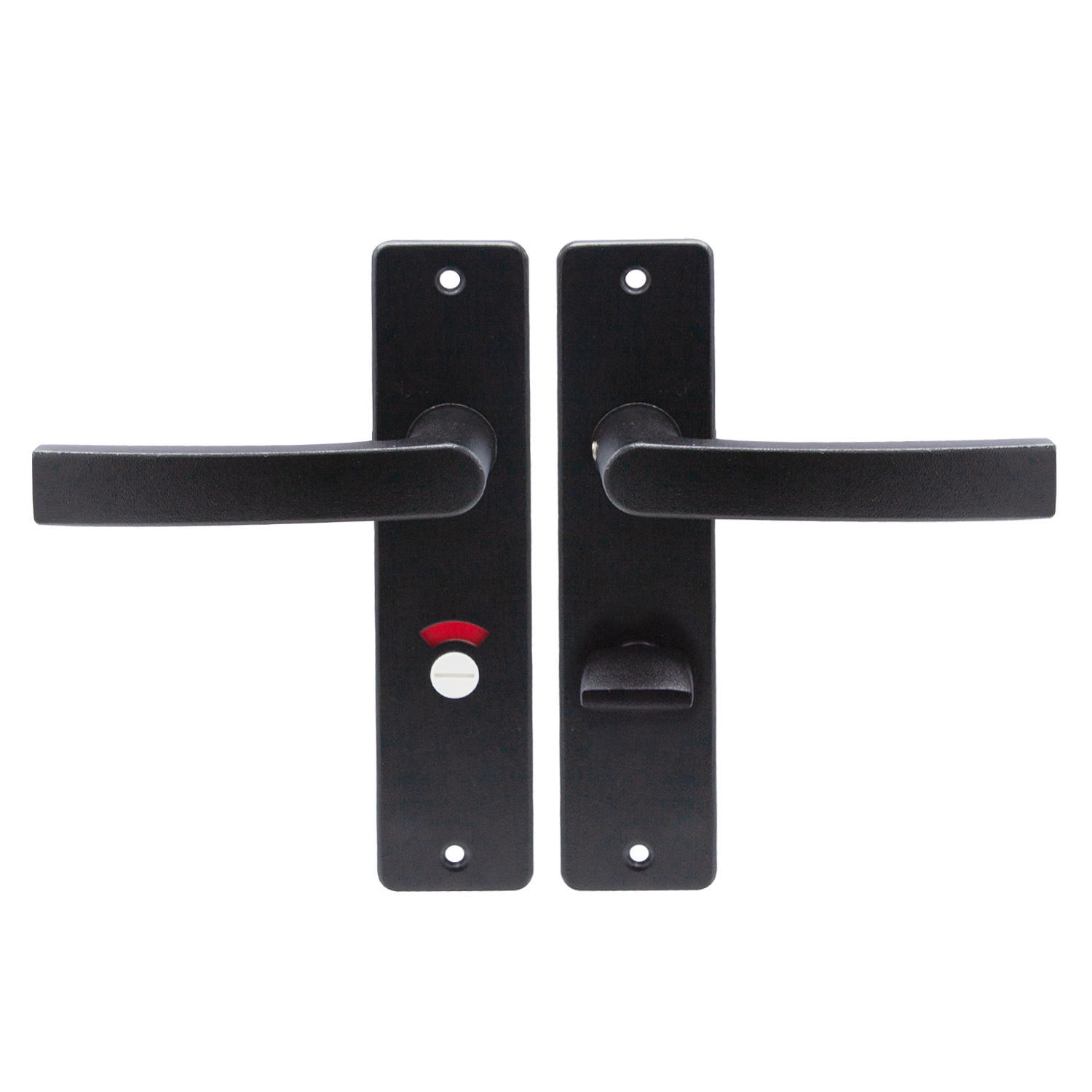 Deurbeslag WC Zwart – Toiletsluiting WC638 · aluminium | WC Beslag | Slotman Solutions